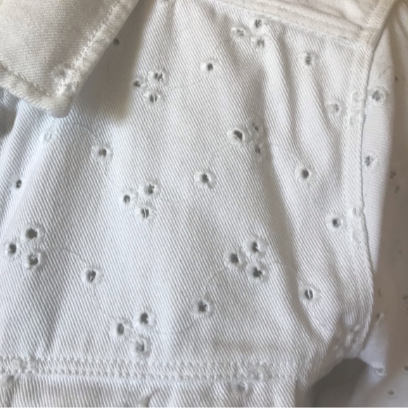 Liverpool Los Angeles White Denim Jacket - Size Medium - Picture 9 of 10